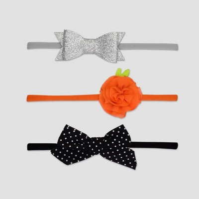 Baby Girls' 3pk Halloween Headwrap - Just One You® made by carter's