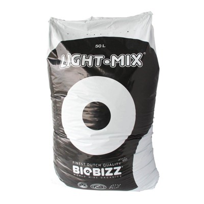 BioBizz BBLM50L Light-Mix 50L Organic Farming Plant Growing Mix Substrate Bag for Indoor and Outdoor Hydroponic Gardens, (Single)