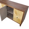 NicBex 59.84 Inch Elegant 4-Door Storage Cabinet with Adjustable Shelves for Living Room and Entryway - 4 of 4