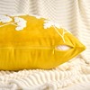 REGALWOVEN Velvet Soft Decorative Plum Blossom Embroidery Pillowcases 2 Pcs - 3 of 4