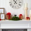 Nearly Natural 16-in Christmas Pine Candelabrum with 35 Lights and Pine Cones - 4 of 4