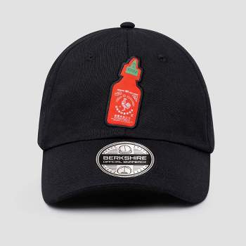 Men's Sriracha Cotton Baseball Dad Hat - Black