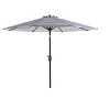WestinTrends 9 Ft Outdoor Patio Market Table Umbrella with Bronze Round Base - 3 of 4