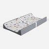 Bacati - Woodlands Gray/Beige Gray Arrows Neutral Cotton Changing Pad Cover - 2 of 4