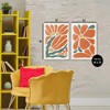 Stupell Industries Midcentury Flower Abstracts 2pc Canvas Art Set, 24" x 36" - 3 of 4