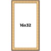PosterPalooza | Panoramic Traditional Gold Picture Frame - UV Acrylic, Foam Board Backing, Hanging Hardware - 2 of 4