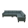 DOMETOUR Elegant Modern 4-Piece Couch Set Living Room Sofa for Home Decor - 2 of 4