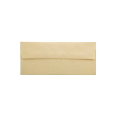 JAM Paper #10 Business Parchment Envelopes 4.125 x 9.5 Antique Gold Recycled 900906635