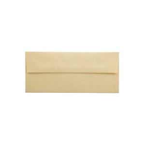 JAM Paper #10 Business Parchment Envelopes 4.125 x 9.5 Antique Gold Recycled 900906635 - 1 of 4