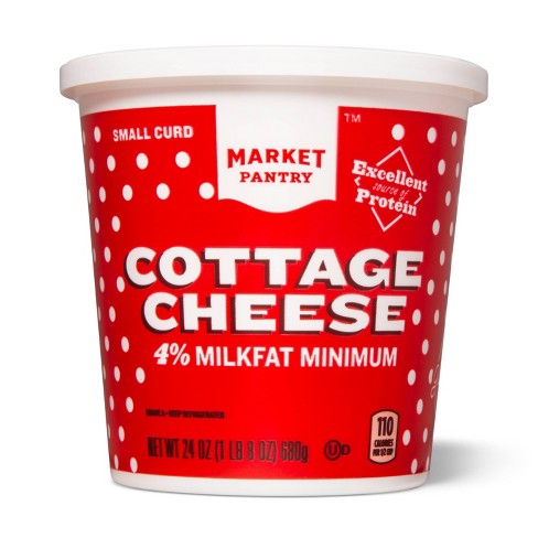 4 Milkfat Small Curd Cottage Cheese 24oz Market Pantry Target