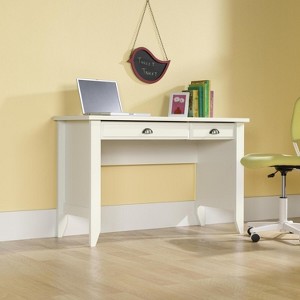 HomeStock Shoal Creek White Computer Desk – 47.5" L x 19.5" W x 30" H, Slide-Out Keyboard Shelf - 1 of 4