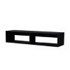 INFURNIC TV Stands and Consoles 47 Inch TV Stand with Two Shelves Spacious Storage for Living Room Bedroom, Black, 12.6"*47.68"*9.96" - 2 of 4