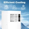 R.W.FLAME 8000 BTU Portable AC with Remote – 3-in-1 Unit for Room, Bedroom, Garage, RV – Includes Timer, Display & Window Kit – White - 3 of 4