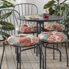 Kensington Garden 4pc 15"x15" Outdoor Bistro Chair Cushions - 2 of 4