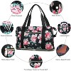 Hachikiko Expandable Travel Duffle Bag,Lightweight Weekender/Overnight/Hospital Bag, Carry-On Tote for Women & Men - 4 of 4