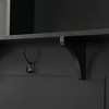 Wood Entryway Coat Hanger Hall Tree with 5 Hooks 3-in-1 Entryway Coat Rack with 2 Drawers&Shoe Bench Industrial Retro Coat Rack for Entrance Hallway - 2 of 4