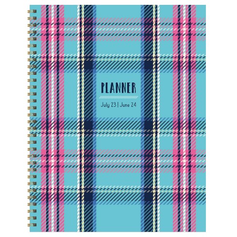 TF Publishing 2023-24 Academic Planner Weekly/Monthly 8.5"x11" Electric Plaid - image 1 of 4