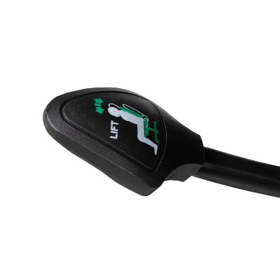 Elevate Black Mesh Drafting Chair with Adjustable Arms and Swivel