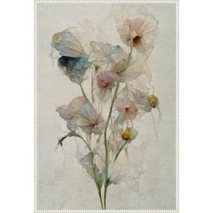 Amanti Art Fragile Flowers by Treechild Canvas Wall Art Print Framed 23 x 33-in. - 1 of 4