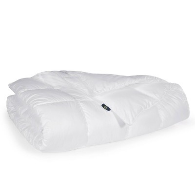 Full White Microfiber Lightweight Down Alternative Duvet