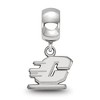 Black Bow Jewelry Sterling Silver Central Michigan Chippewas NCAA Bead Charm - 2 of 4