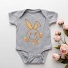 The Juniper Shop Happy Easter Smiley Lightning Bolt Baby Bodysuit - 2 of 2