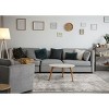 Rug Branch Modern Distressed Grey Indoor Area Rug - 2 of 4