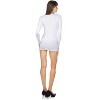 Memoi Women's Soft Bamboo Blend Basic Long Sleeve V-Neck Top White M - 4 of 4
