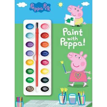 Paint With Peppa! - Dlx Paint by Golden Books (Paperback)