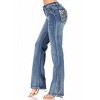 Women's Angel Cross Distressed Jean - Bus Stop - 4 of 4