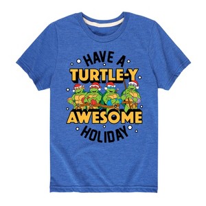 Boys' - Teenage Mutant Ninja Turtles - Turtley Awesome Group Short Sleeve Graphic T-Shirt - 1 of 4