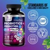 Daily Probiotic and Prebiotic Supplement 60 Billion CFU 10 Diverse Strains - 60 Capsules By Nature's Nutrition - 3 of 4