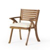 Maggift Patio Seating Sets Outdoor, Featuring Unique Design, Ideal for Chats, Perfect for Gardens, Living Spaces, Beige, 24"*27.5"*34.25" - 4 of 4
