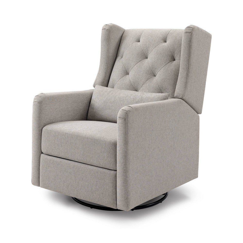DaVinci Everly Recliner and Swivel Glider Eco-Weave - Performance Gray -  84741347