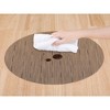 REGALWOVEN PVC Oval Kitchen Dining Table Decor Wipeable Placemats 6 Pcs - 3 of 4