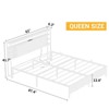 Aheaplus Bed Frame with Charging Station and RGB LED Lights - 4 of 4