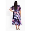 CITY CHIC | Women's Plus Size Cammy Print Dress - purple - 14W - image 3 of 4