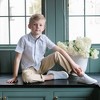 Hope & Henry Boys' Organic Cotton Skinny Stretch Twill Chino, Kids - 4 of 4