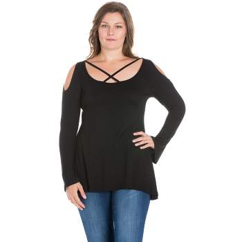 Night Out Tops for Women Blank Shirts for Heat Transfer 50 Tee Shirt Women  Long Sleeve Plus Size Black Shirt