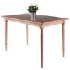 3pc Ravenna Dining Table Set Natural - Winsome: Solid Wood, Seats up to 4, Windsor Chairs - image 4 of 4