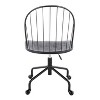 TiramisuBest Adjustable High Back Farmhouse Office Chair, 360¡ã Swivel, Armless - 4 of 4