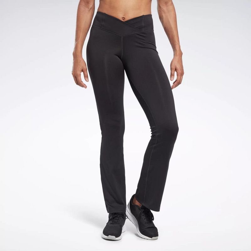 Reebok Workout Ready Pant Program Bootcut Pants Womens Athletic Pants, 1 of 7