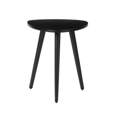 MH London Bond 18" Solid Wood End Table Triangular Top