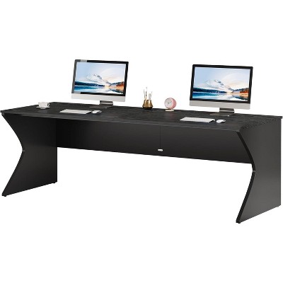 Tribesigns Two Person-Computer Desk, 78.74 Inches Extra Long Double Wood Office Desk