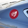 University of West Alabama Primary Logo Automotive Car Refrigerator Locker Vinyl Circle Magnet - 3 of 4