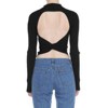 Women's Twisted Open Back Top - eesome - 3 of 4