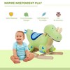 Plush Green Dinosaur Rocking Toy with Sounds - 4 of 4