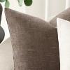 LISM Throw Pillow Covers 2-Pack Chenille Decorative Pillowcases Accent Cushion Cover for Home - 2 of 4