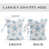 Wet Diaper Bag,Wet Dry Bag for Swimsuit, Travel, Beach, Pool, Diapers, Dirty Yoga Gym Clothes, Makeup Bag, Waterproof - 3 of 4