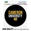 Cameron University Secndary Logo Automotive Car Window Locker Circle Bumper Sticker - 3 of 4